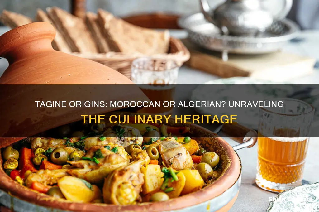 is tagine moroccan or algerian
