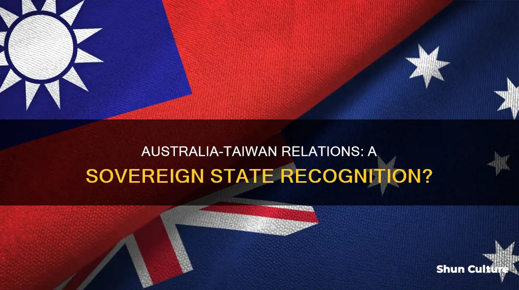 is taiwan recognised by australia as a sovereign state