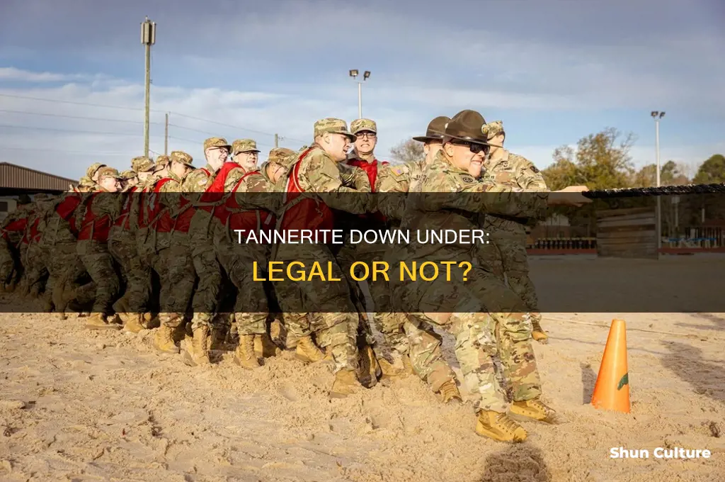 is tannerite illegal in australia