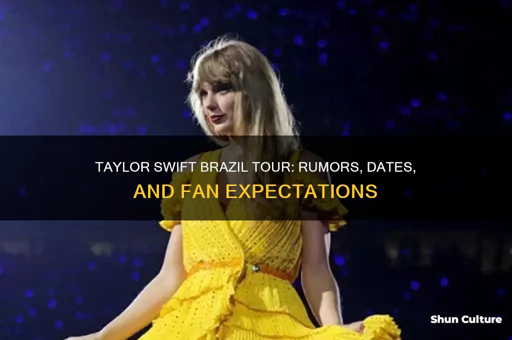 is taylor swift coming to brazil