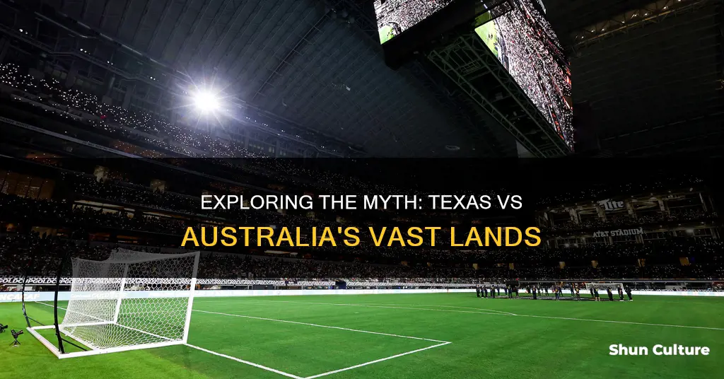 is texas as big as australia