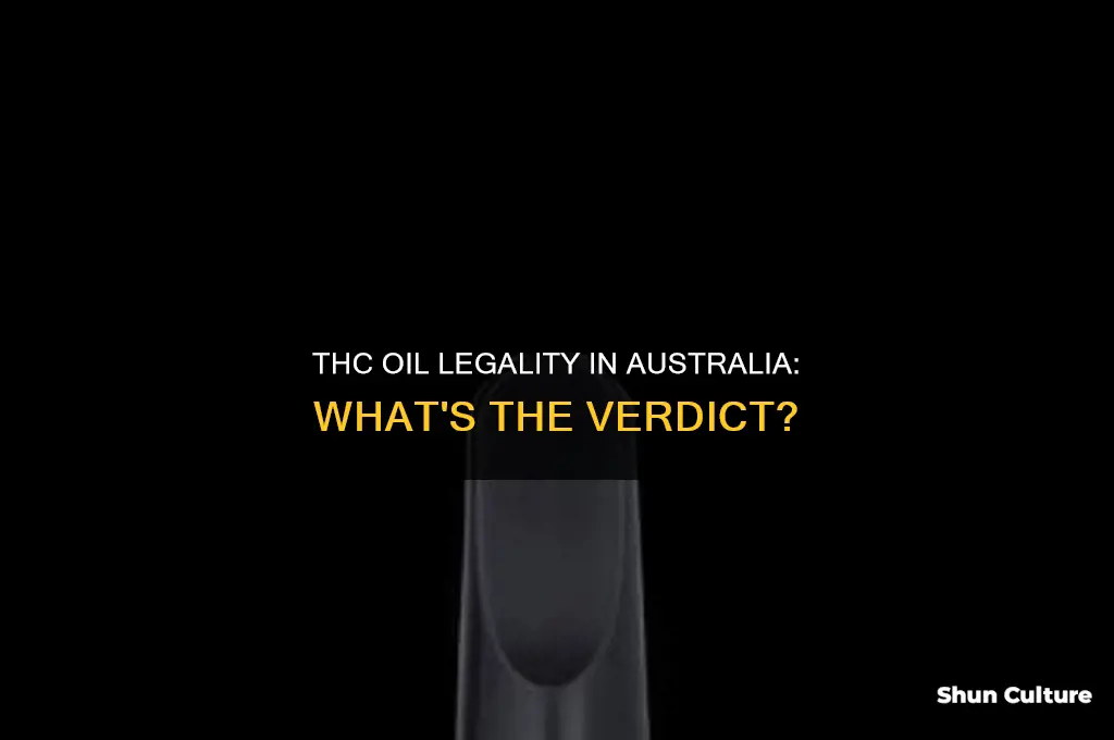 is thc oil illegal in australia