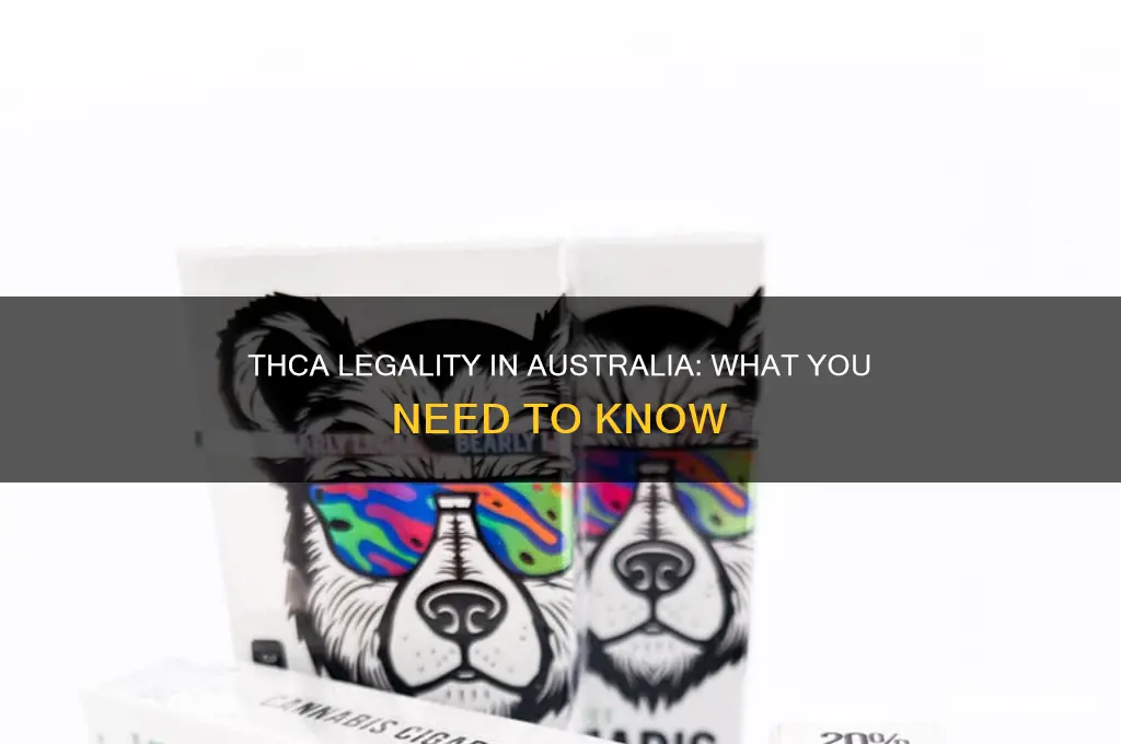 is thca illegal in australia