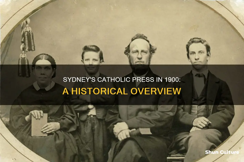 is the a catholic press in sydney australia august 1900