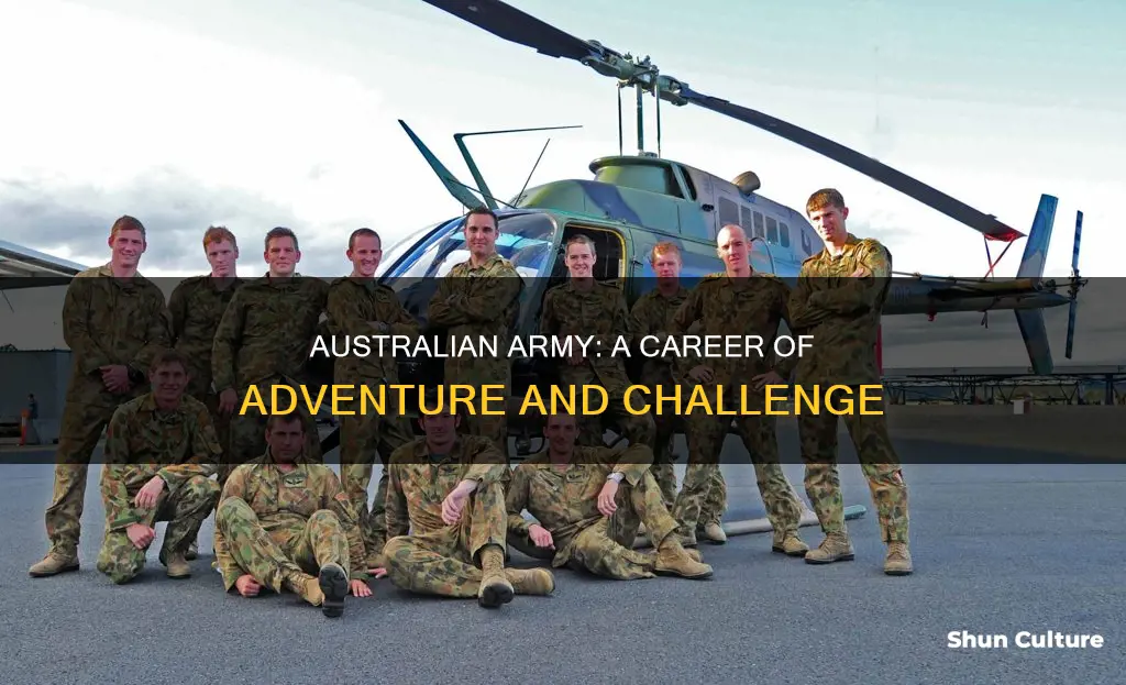 is the australian army a good career choice