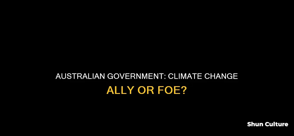 is the australian government for or against climate change
