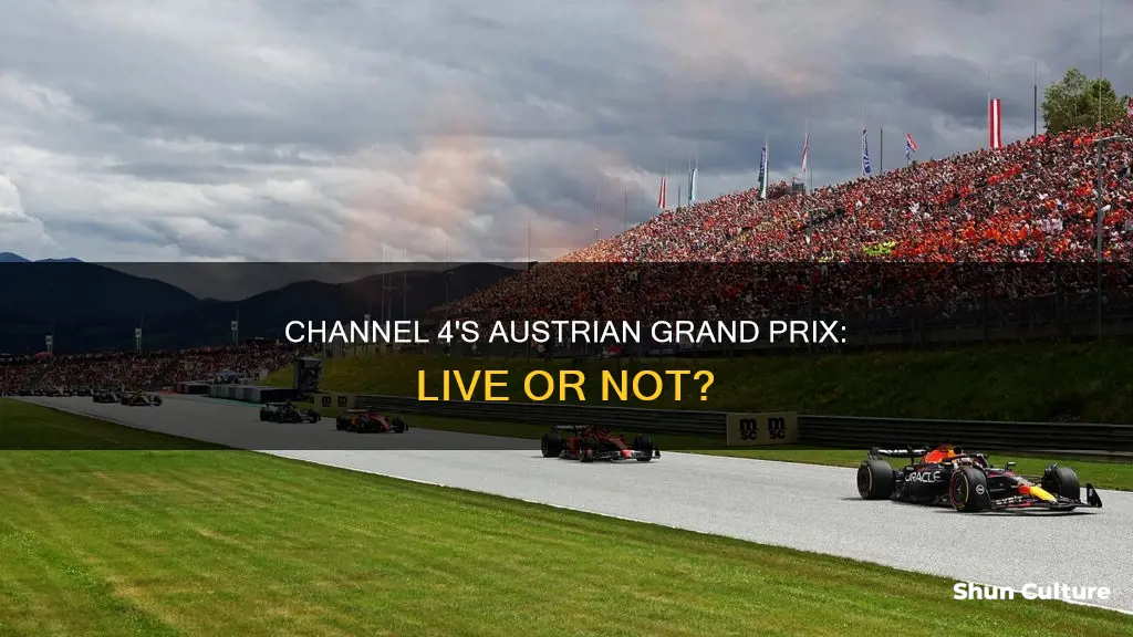 is the austrian grand prix live on channel 4