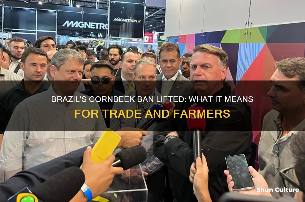 is the ban lifted on cornbeek from brazil