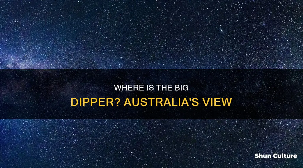 is the big dipper visible in australia