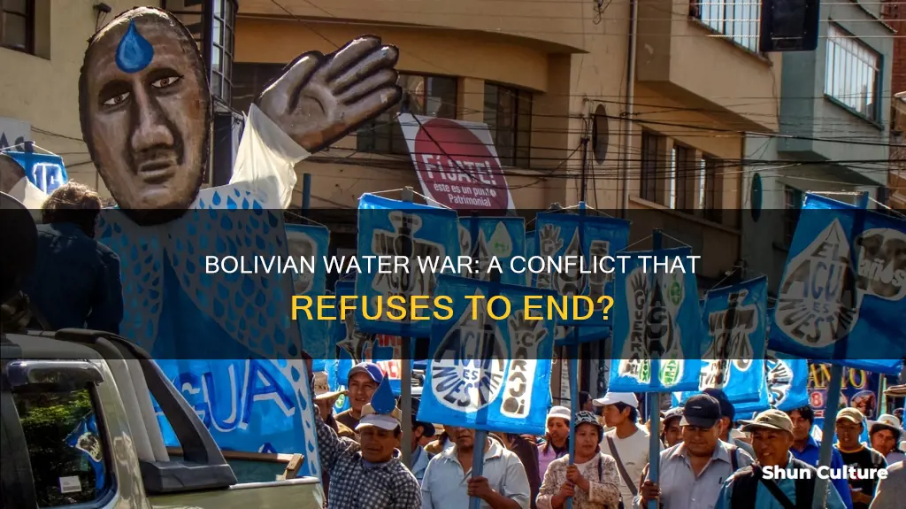 is the bolivian water war still going on