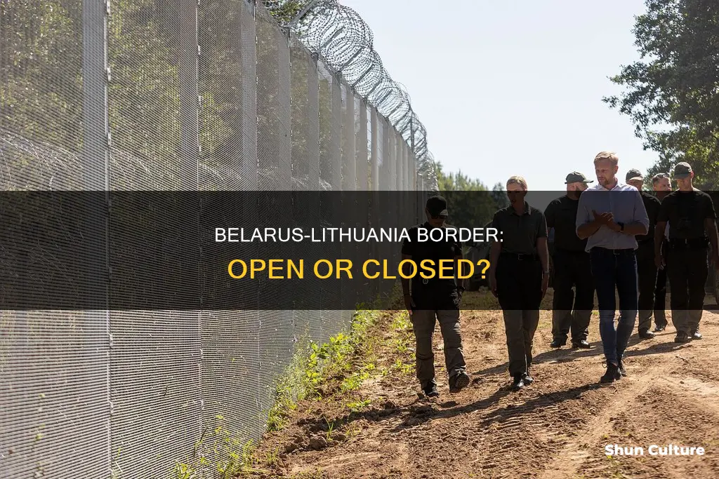 is the border between belarus and lithuania open