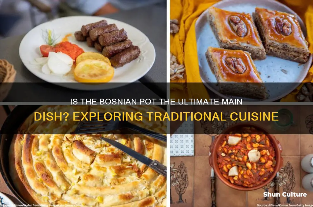 is the bosnian pot the main dish