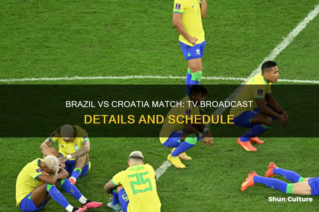 is the brazil croatia game on tv