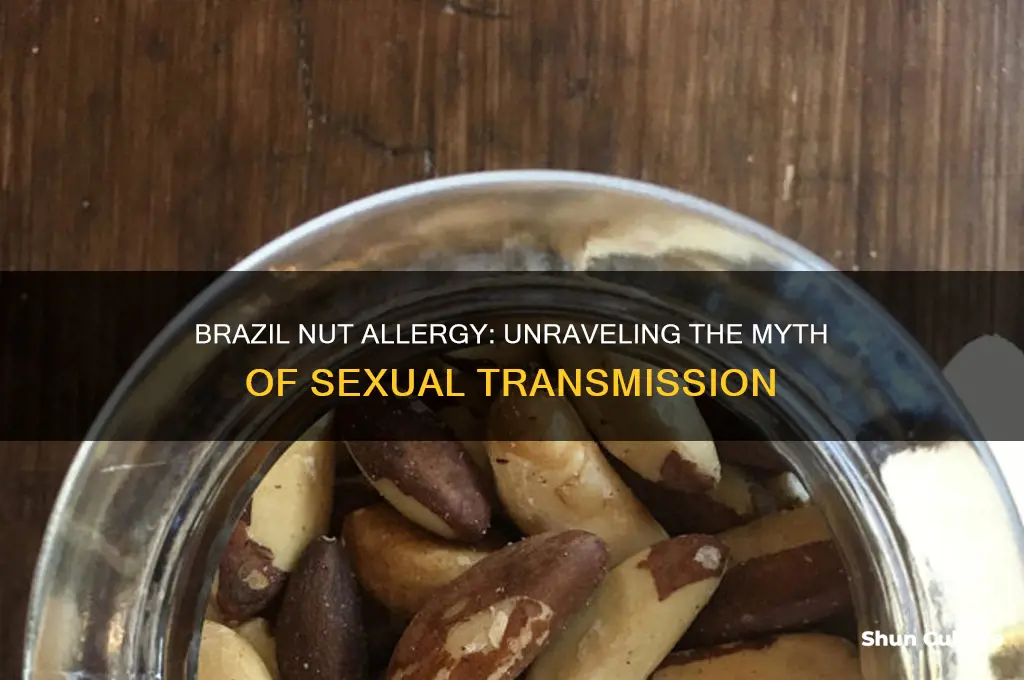 is the brazil nut a sexually transmitted allergy