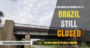 Highway 59 Bridge to Brazil: Current Closure Status Update
