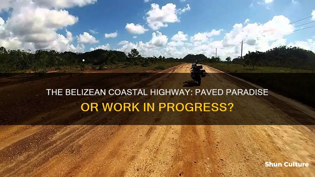 is the coastal highway in belize paved