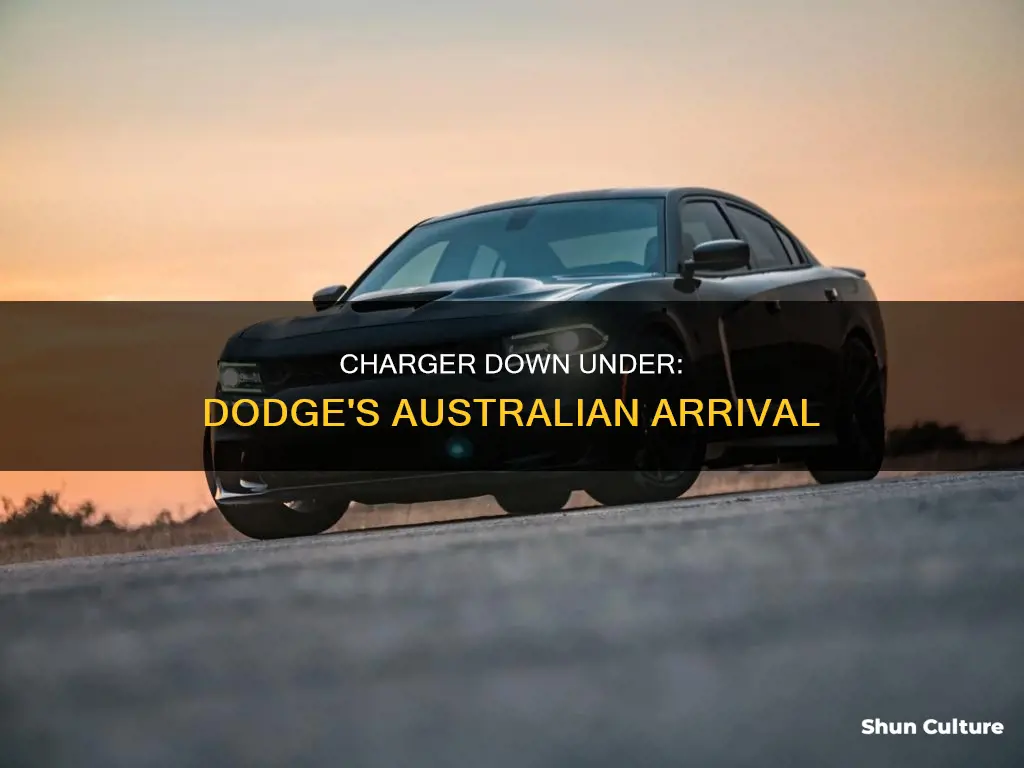 is the dodge charger coming to australia
