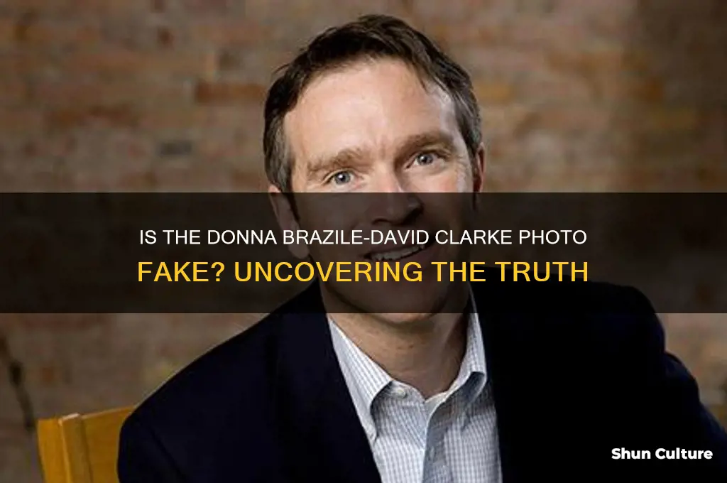is the donna brazile david clarke photo fake