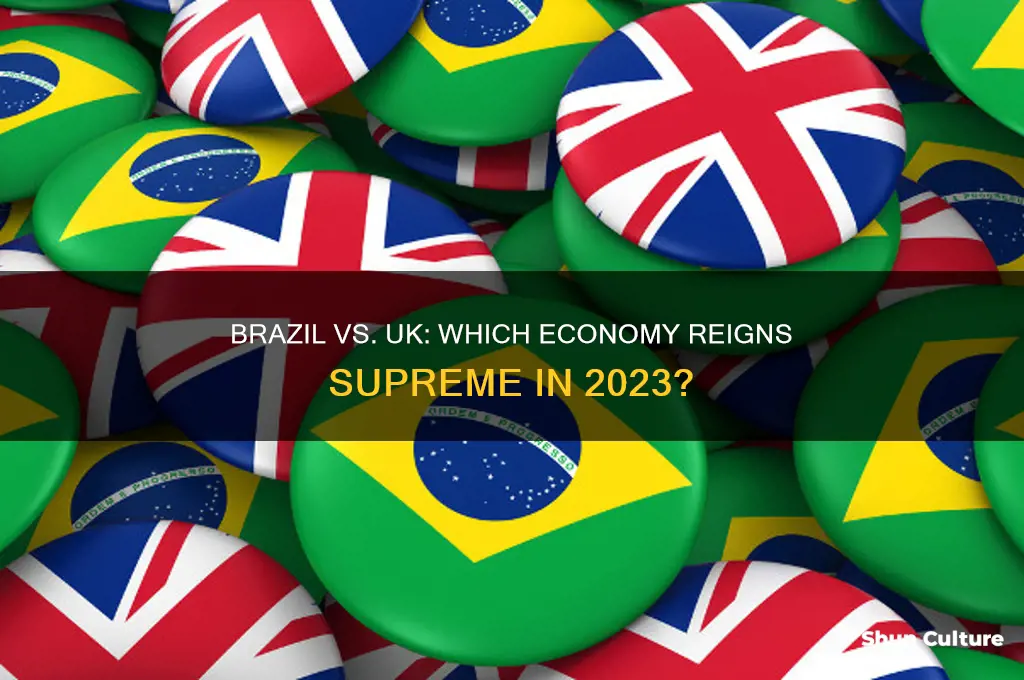 is the economy bigger in brazil or the uk