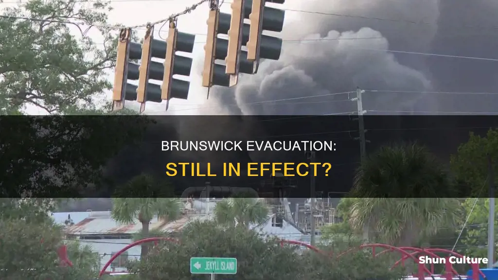 is the evacuation still in effect for brunswick ga