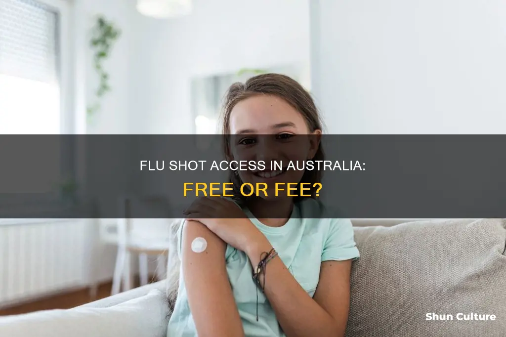 is the flu shot free in australia