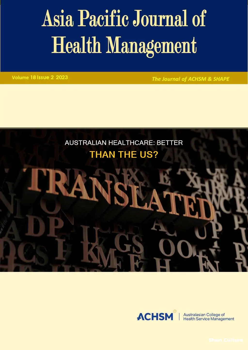 is the health care in australia better than the us