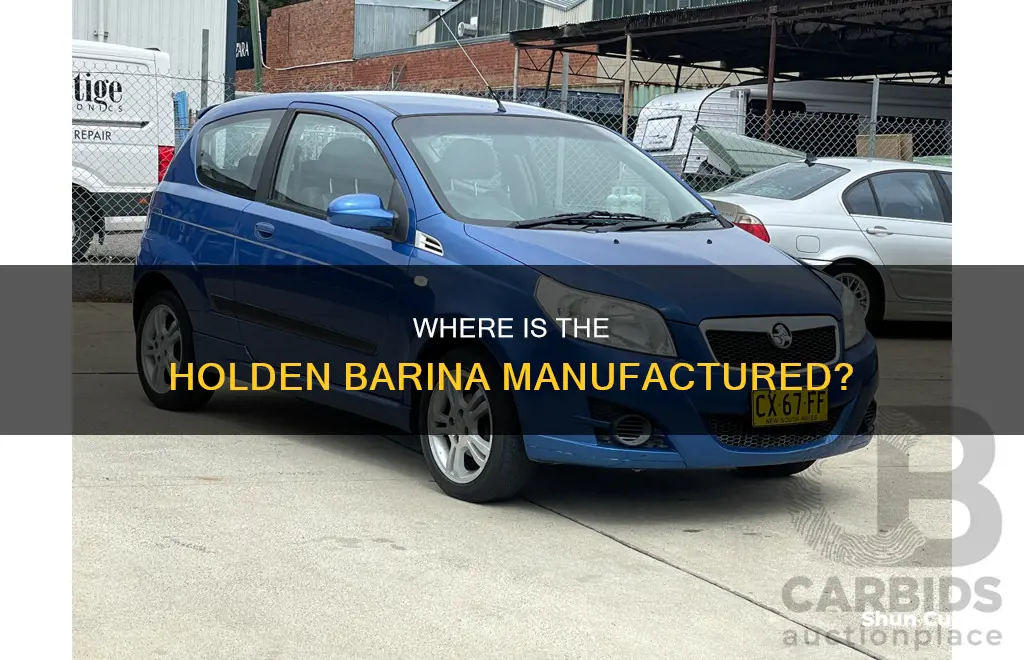 is the holden barina made in australia
