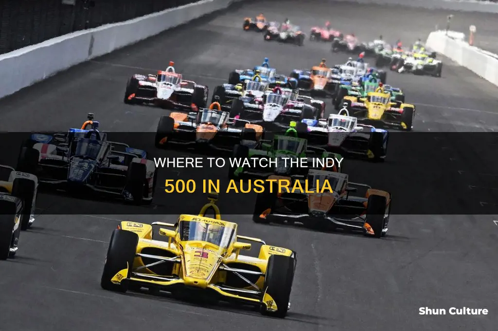 is the indy 500 on tv in australia