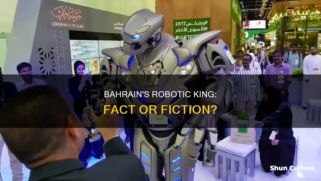 is the king of bahrain robot real