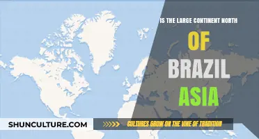 Is the Large Continent North of Brazil Actually Asia?