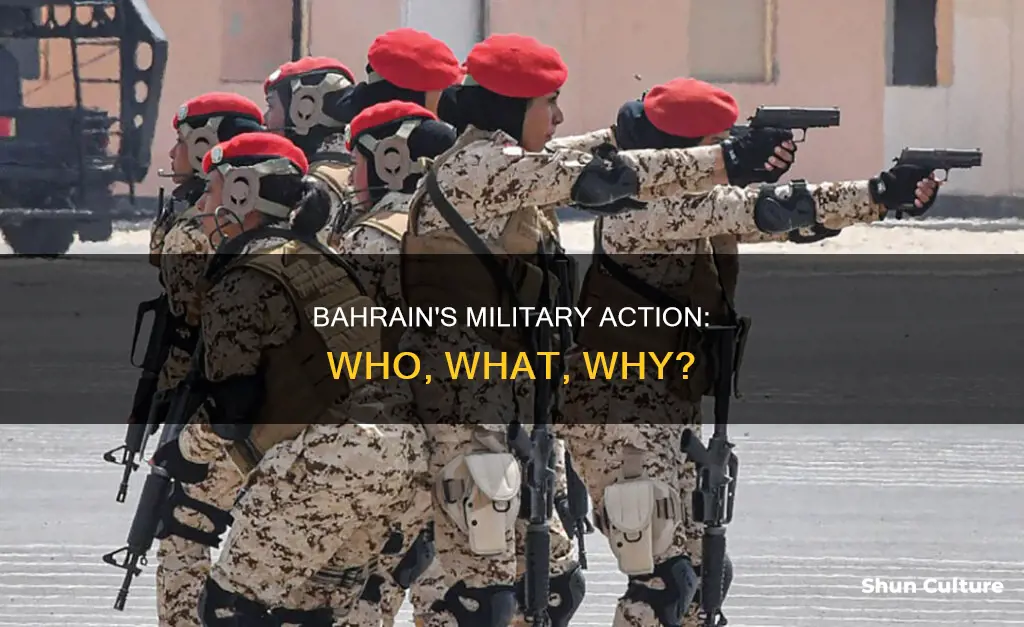 is the military action in bahrain