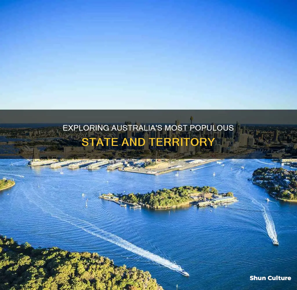 is the most populated territory or state in australia