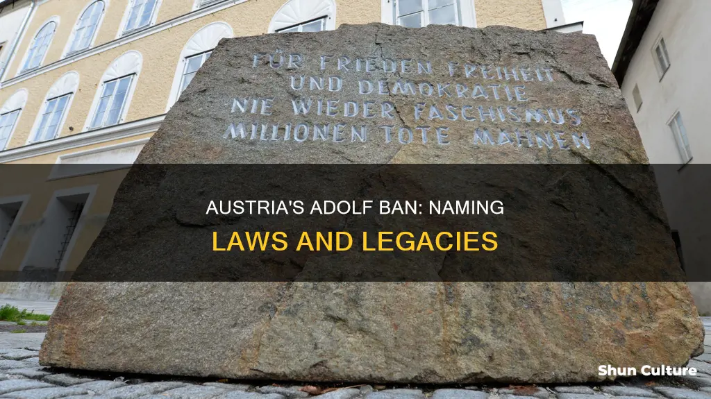 is the name adolf banned in austria