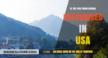 Is a Bosnian PhD Recognized in the USA? Key Insights