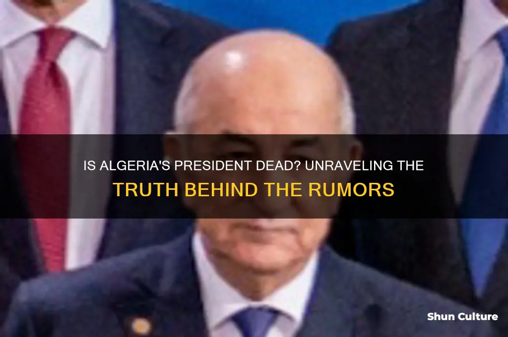 is the president of algeria dead