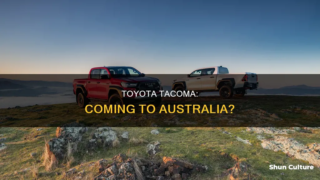 is the toyota tacoma coming to australia
