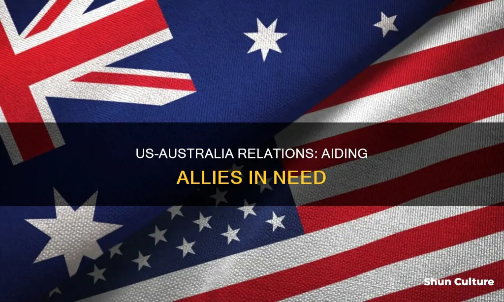 is the us government helping australia