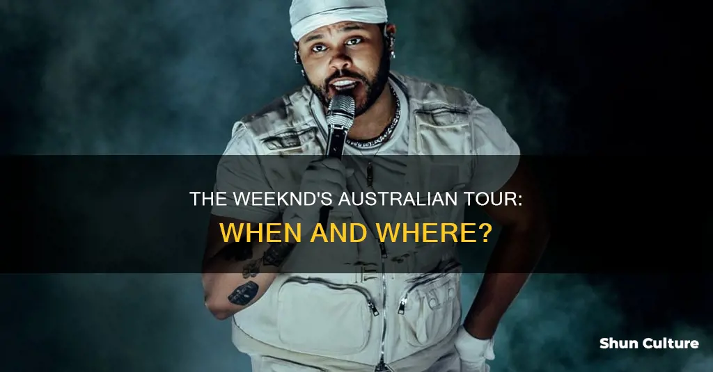 is the weeknd coming to australia