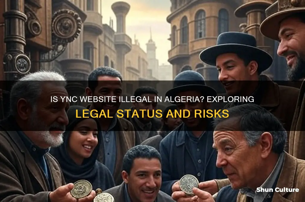 is the ync website illegal in algeria