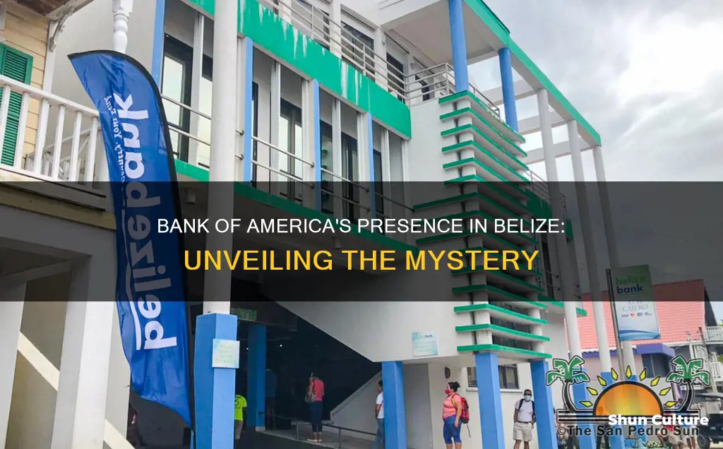 is there a bank of america in belize