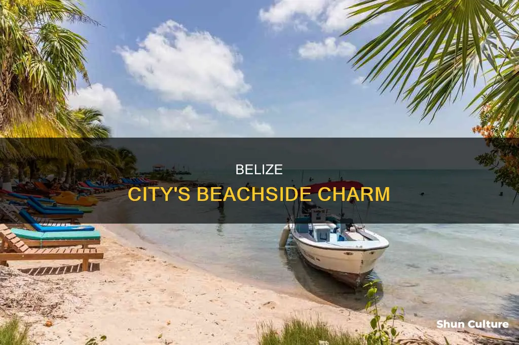 is there a beach in belize city