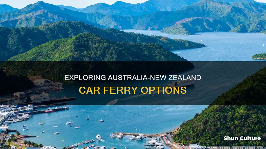 is there a car ferry from australia to new zealand