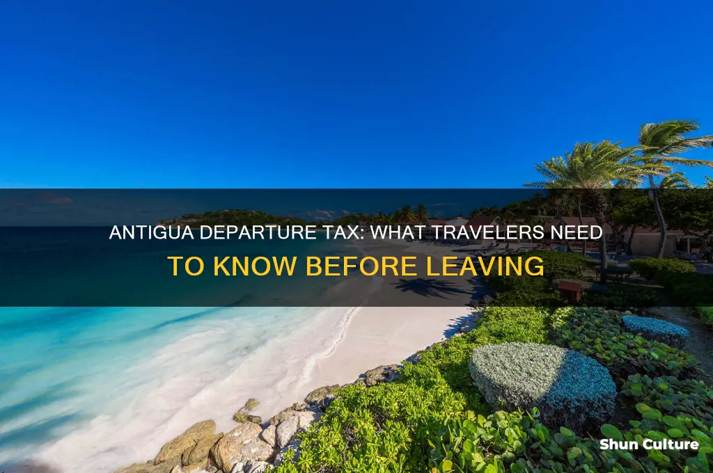 is there a departure tax in antigua