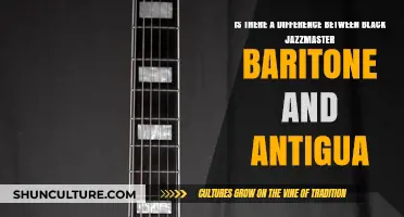 Black Jazzmaster Baritone vs. Antigua: Uncovering the Key Differences