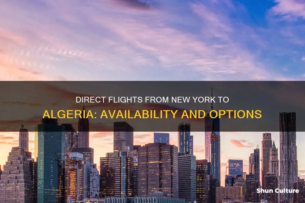 is there a direct flight from new york to algeria