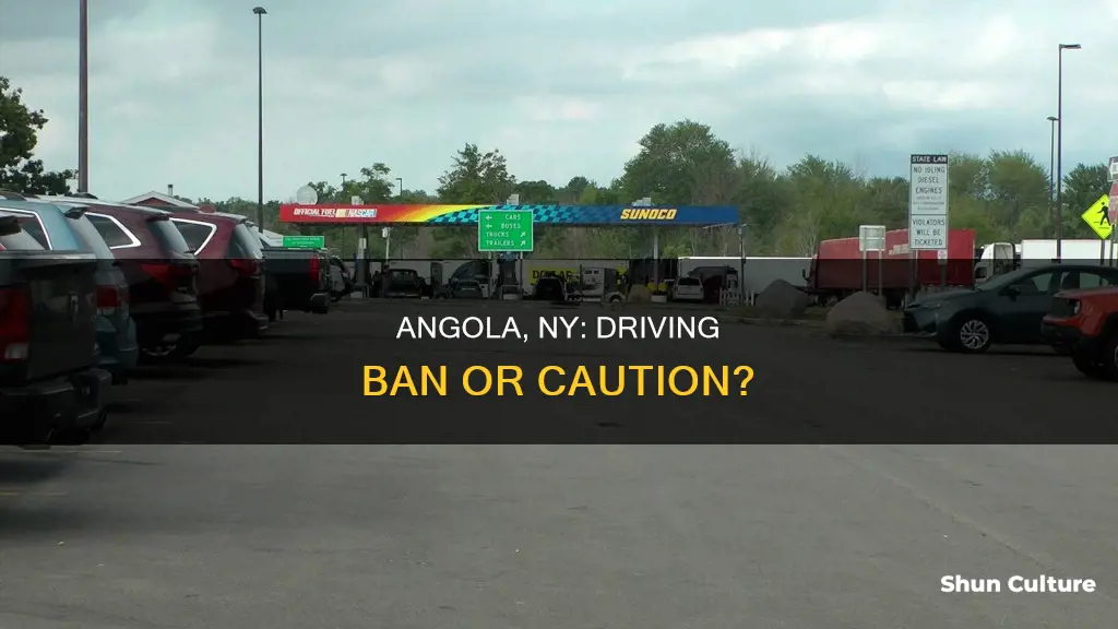 is there a driving ban in angola ny