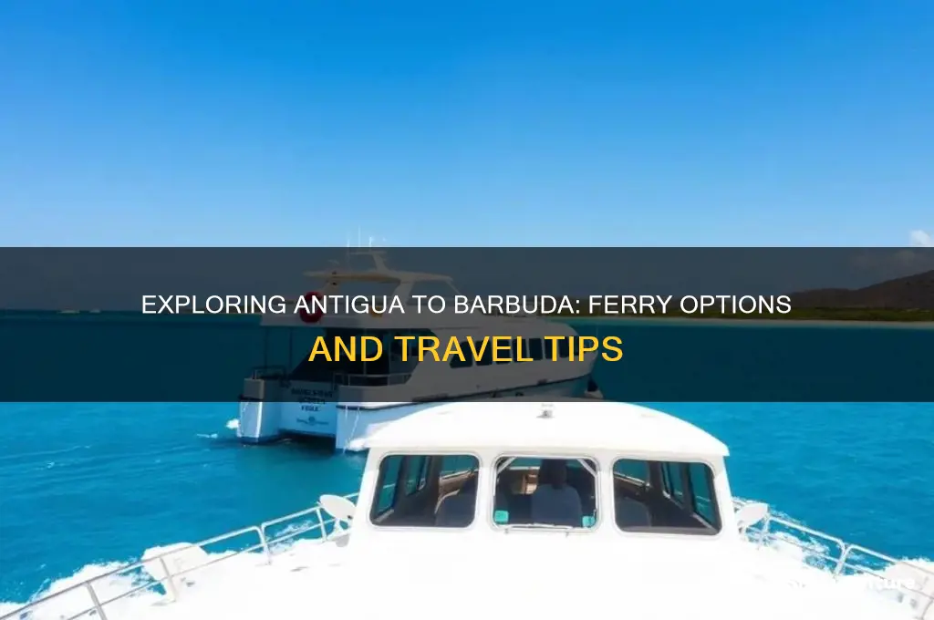 is there a ferry from antigua to barbuda