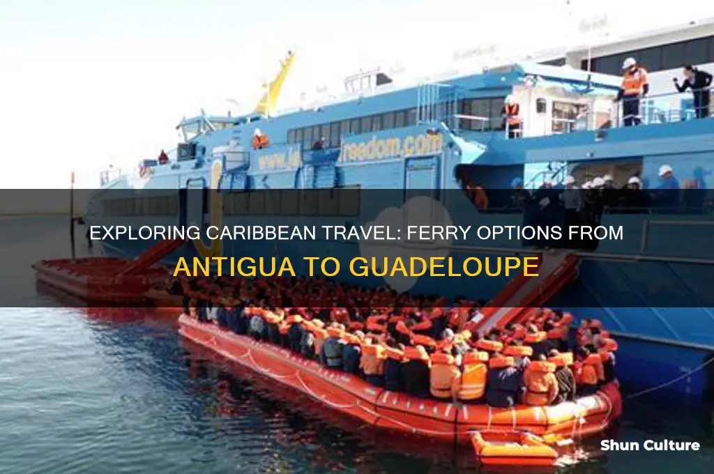 is there a ferry from antigua to guadeloupe