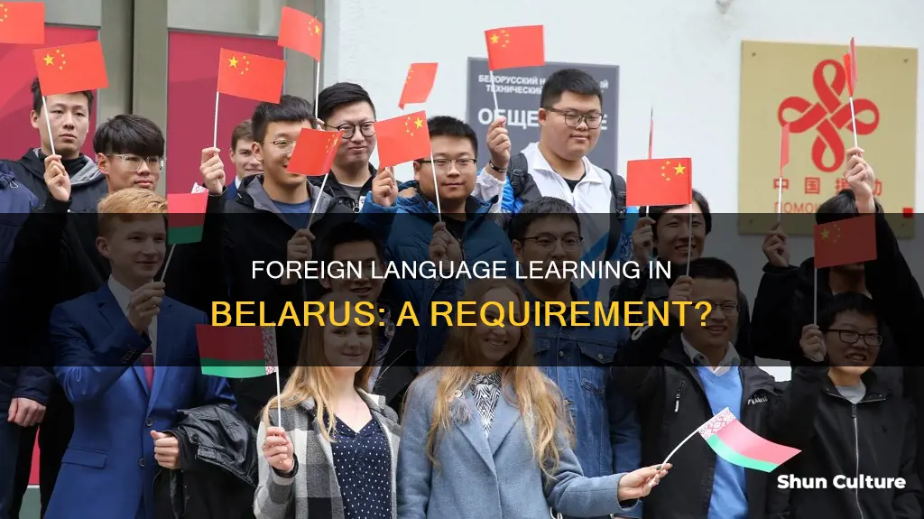 is there a foreign language requirement in belarus to learn