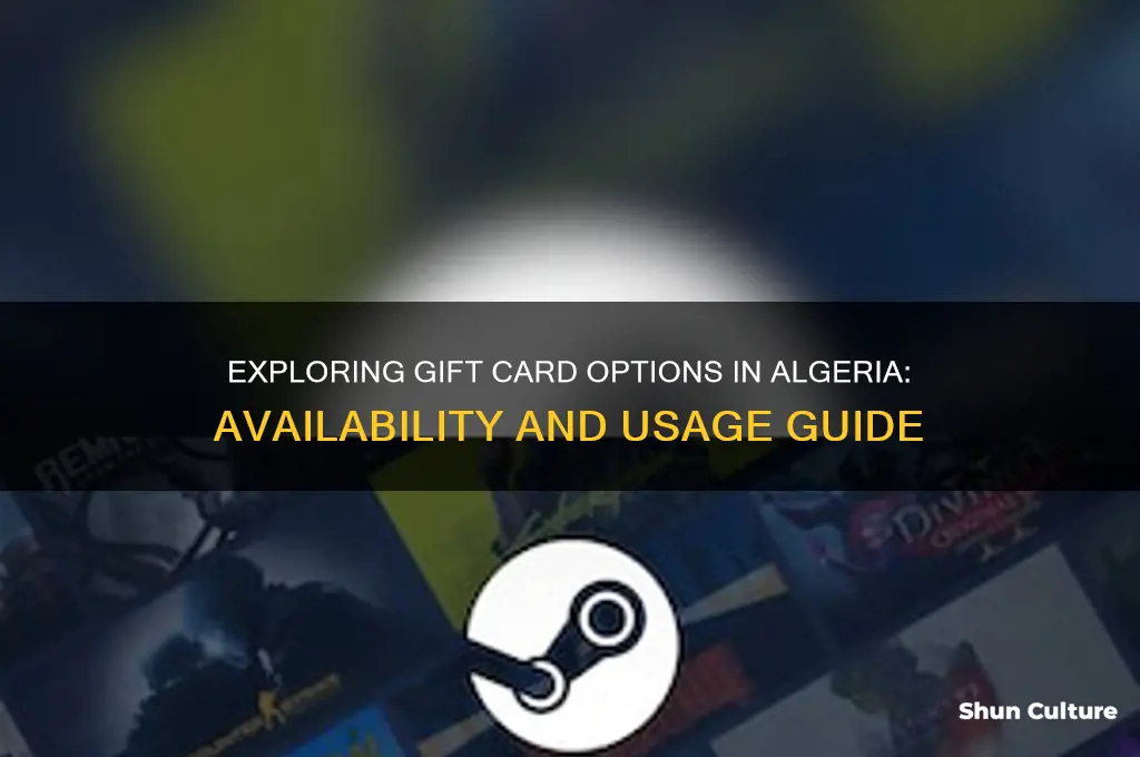 is there a gift card in algeria